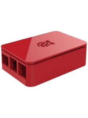 Caixa P/Raspberry PI Model PI3 / PI2B / B+ Vermelha
